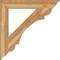 Ekena Millwork Olympic Traditional Rough Sawn Bracket, Western Red Cedar, 6"W x 44"D x 44"H BKT06X44X44OLY01RWR - alternate 2